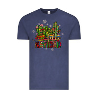 Vintage Denim feliz navidad cactus Vintage Tee - JahusDesignShop