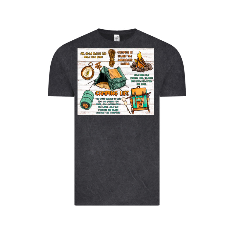 Camping Life Vintage Tee by MaliasSmallBusiness | Teevron