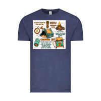 Vintage Denim camping life Vintage Tee - MaliasSmallBusiness