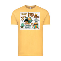 Vintage Mustard camping life Vintage Tee - MaliasSmallBusiness