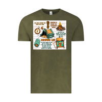 Vintage Olive camping life Vintage Tee - MaliasSmallBusiness
