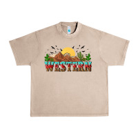 French Oak western Urban Heavy Tee - NancyCooperArtShop
