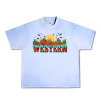 Grape Ice western Urban Heavy Tee - NancyCooperArtShop