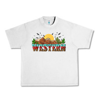Lunar Rock western Urban Heavy Tee - NancyCooperArtShop