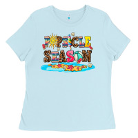 Baby Blue popsicle season Ladies Tee - AdoDesignShop