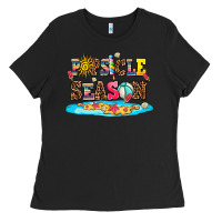 Black popsicle season Ladies Tee - AdoDesignShop