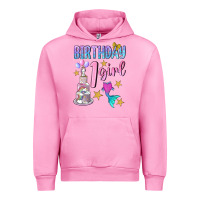 Fuchsia Pink birthday girl 1 Urban Hoodie - BundleAndBundleShop