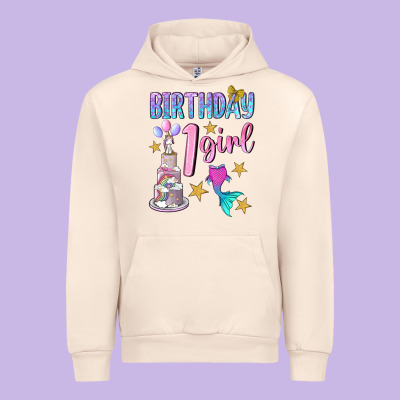 Birthday Girl 1 Urban Hoodie Designed By Bundleandbundleshop