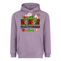 Lavender nurse practitioner claus Heavyweight Hoodie - CowGirlArtShop