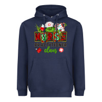 Navy nurse practitioner claus Heavyweight Hoodie - CowGirlArtShop