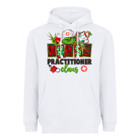 White nurse practitioner claus Heavyweight Hoodie - CowGirlArtShop