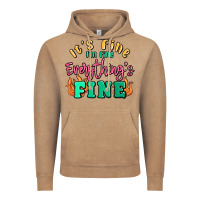 Vintage Coffee its fine im dine everythings fine Vintage Hoodie - MaliasSmallBusiness