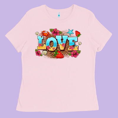 Love Summer Ladies Tee Designed By Adodesignshop