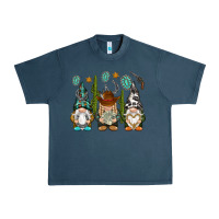 Midnight Navy western gnomies Urban Heavy Tee - NancyCooperArtShop