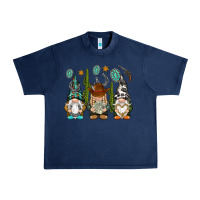 Navy western gnomies Urban Heavy Tee - NancyCooperArtShop