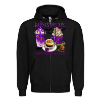 Black Hocus Pocus I Need Coffee to Focus Zipper Hoodie - texasbilliewilder