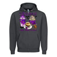 Smoke Hocus Pocus I Need Coffee to Focus Zipper Hoodie - texasbilliewilder