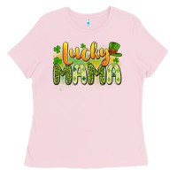 Bubblegum Pink lucky mama Ladies Tee - Artiststas