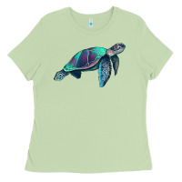 Matcha turtle Ladies Tee - RanaPortraitStore