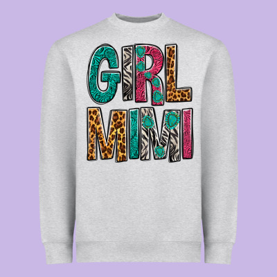 Girl Mimi Heavyweight Sweatshirt Designed By Bundleandbundleshop