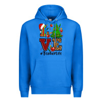 True Royal love teacher life christmas Premium Hoodie - CowGirlArtShop