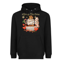 Black merry christmas cupcake Heavyweight Hoodie - CowGirlArtShop