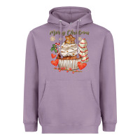 Lavender merry christmas cupcake Heavyweight Hoodie - CowGirlArtShop