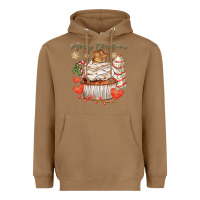 Toasted Coconut merry christmas cupcake Heavyweight Hoodie - CowGirlArtShop