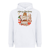White merry christmas cupcake Heavyweight Hoodie - CowGirlArtShop