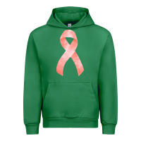 Emerald uterine or endometrial cancer ribbon Urban Hoodie - FaDigitalArtStudio