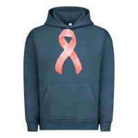 Pigment Midnight Navy uterine or endometrial cancer ribbon Urban Hoodie - FaDigitalArtStudio