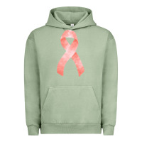 Pigment Oil Green uterine or endometrial cancer ribbon Urban Hoodie - FaDigitalArtStudio