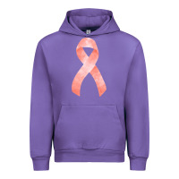 Tulip uterine or endometrial cancer ribbon Urban Hoodie - FaDigitalArtStudio