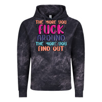 Cloud Black the more you fuck around the more you find out Vintage Hoodie - MaliasSmallBusiness