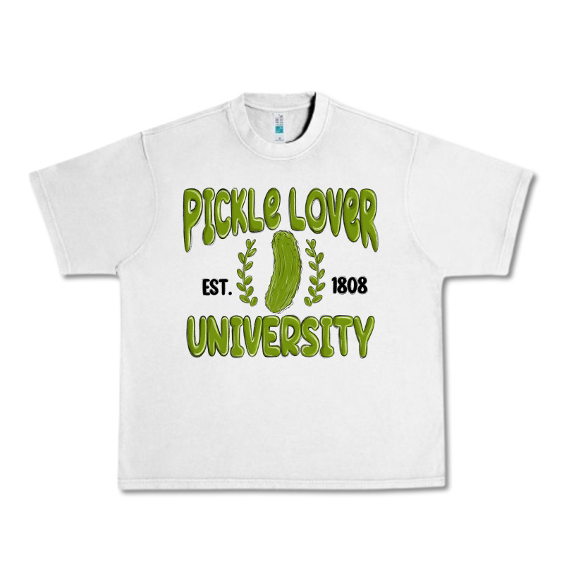 Pickle Lover University Urban Heavy Tee by MaliasSmallBusiness | Teevron