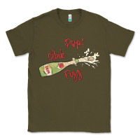 Army Green cheers to the new year Classic Tee - MaliasSmallBusiness