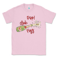 Bubblegum Pink cheers to the new year Classic Tee - MaliasSmallBusiness