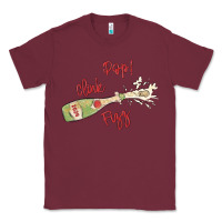 Burgundy cheers to the new year Classic Tee - MaliasSmallBusiness