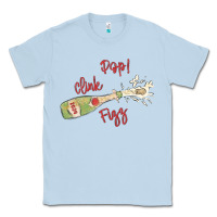 Dusty Blue cheers to the new year Classic Tee - MaliasSmallBusiness