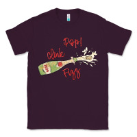Plum cheers to the new year Classic Tee - MaliasSmallBusiness