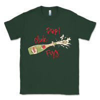 Sports Green cheers to the new year Classic Tee - MaliasSmallBusiness