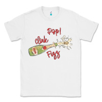 White cheers to the new year Classic Tee - MaliasSmallBusiness