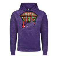 Cloud Purple summer vibes watermelon lips Vintage Hoodie - Jasminsmagicworld