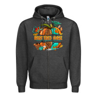 Charcoal Heather registered nurse pumpkin Zipper Hoodie - NancyCooperArtShop