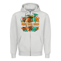 Dove Grey registered nurse pumpkin Zipper Hoodie - NancyCooperArtShop