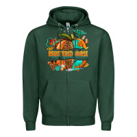 Sports Green registered nurse pumpkin Zipper Hoodie - NancyCooperArtShop