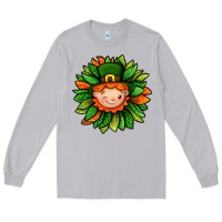 Moon Dust St. Patricks Sunflower With Dwarf Long Sleeve Tee - BundleAndBundleShop