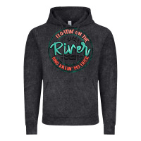 Vintage Black floatin on the river killin my liver Vintage Hoodie - MaliasSmallBusiness