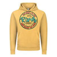 Vintage Mustard floatin on the river killin my liver Vintage Hoodie - MaliasSmallBusiness