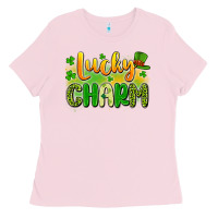 Bubblegum Pink lucky charm Ladies Tee - Artiststas